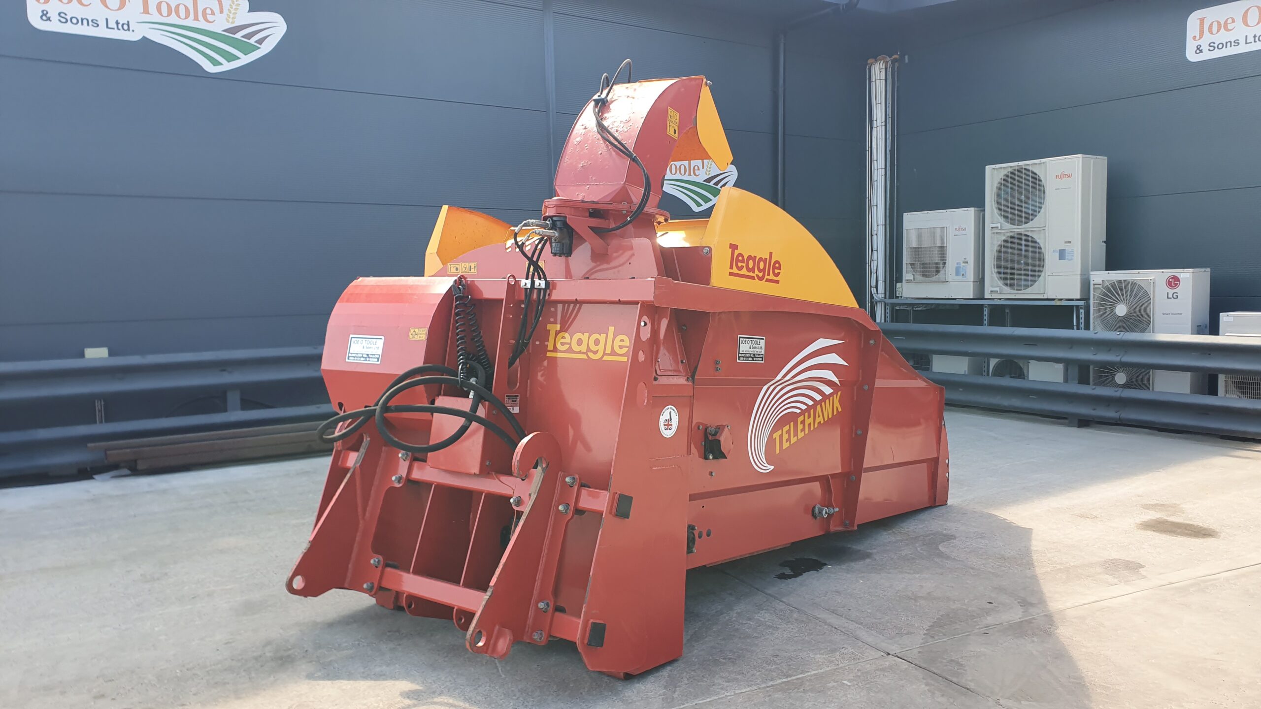 Used Teagle Telehawk Front Mounted Strawblower - Image 2