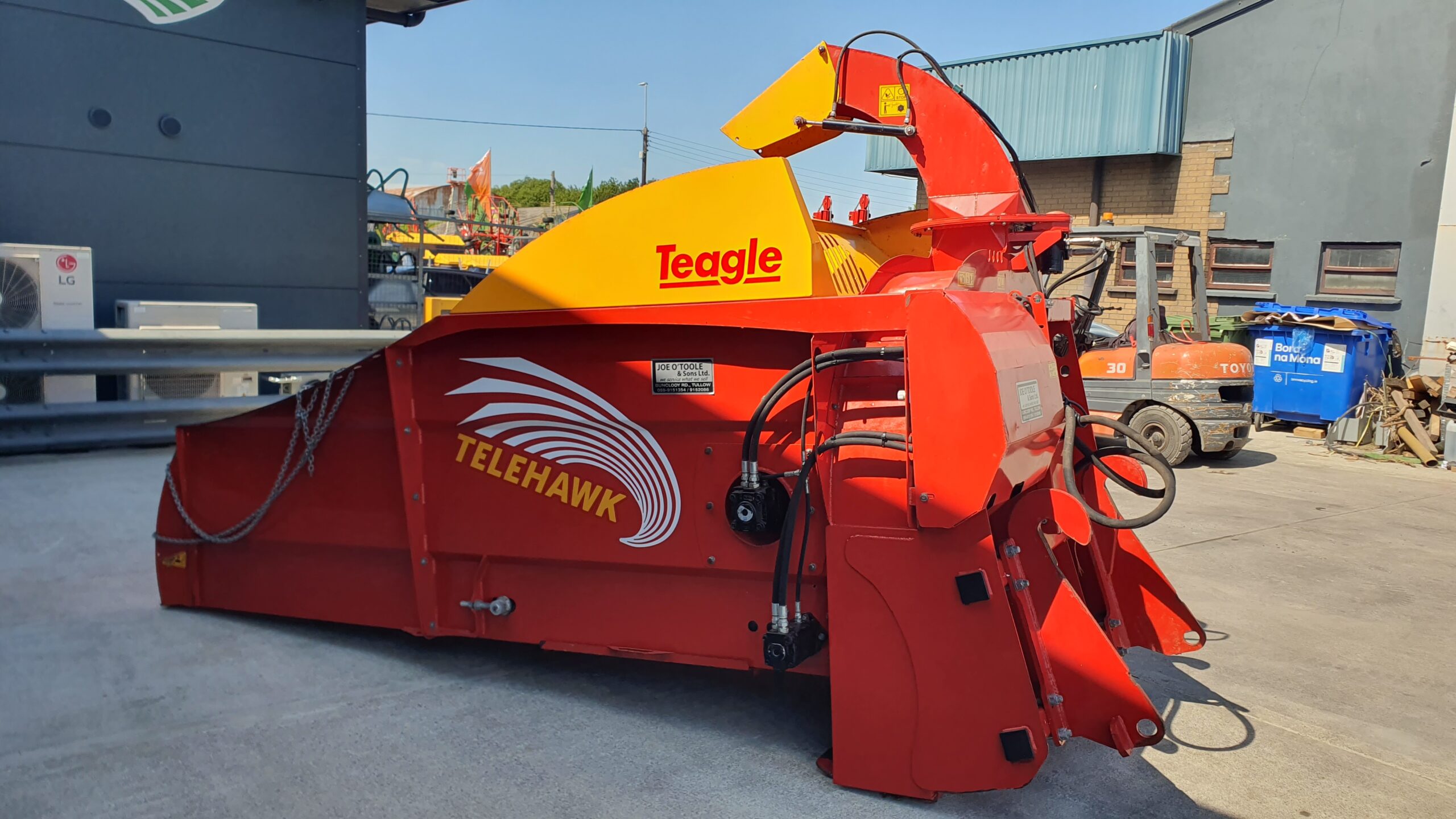 Used Teagle Telehawk Front Mounted Strawblower - Image 12