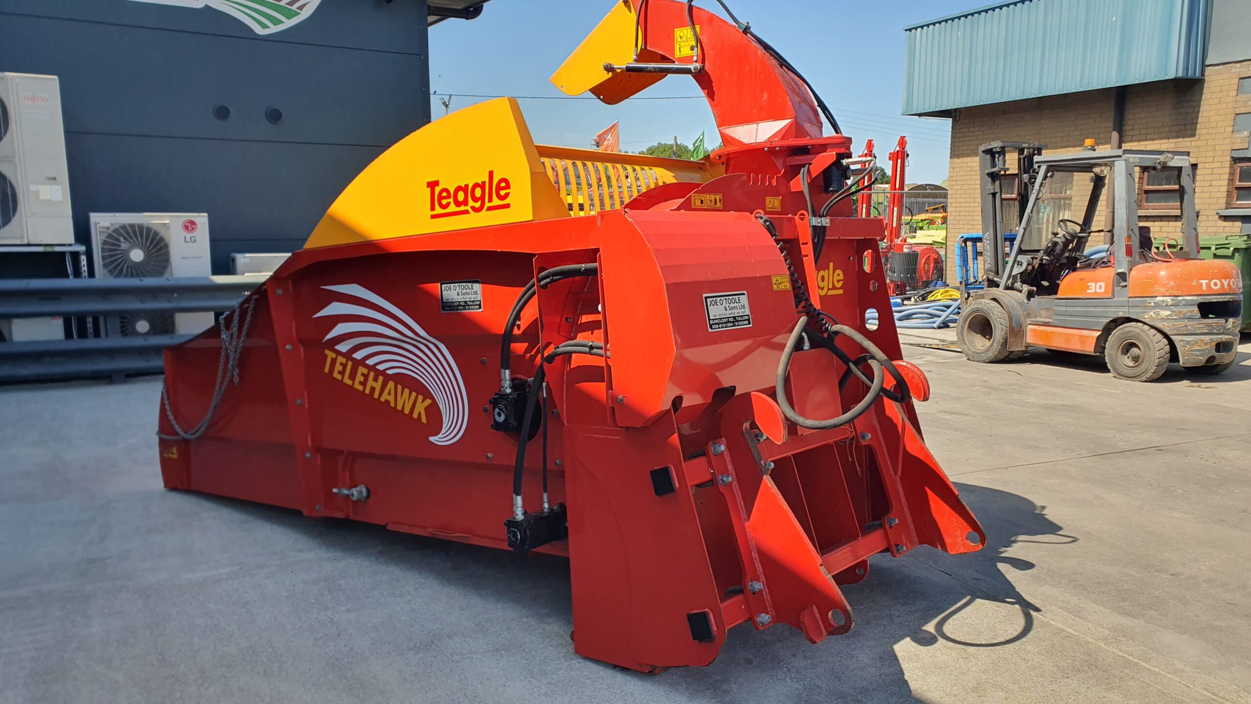 Used Teagle Telehawk Front Mounted Strawblower